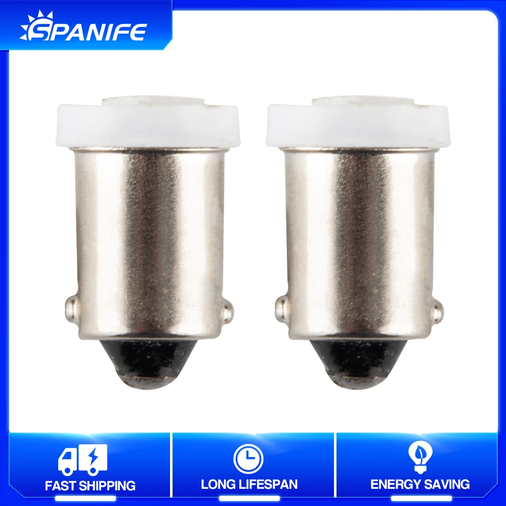 

Spanife T4W BA9S 1SMD 5050 Car LED Side Marker Backup Tail Reading Bulb Door License Plate Light Interior Lamp
