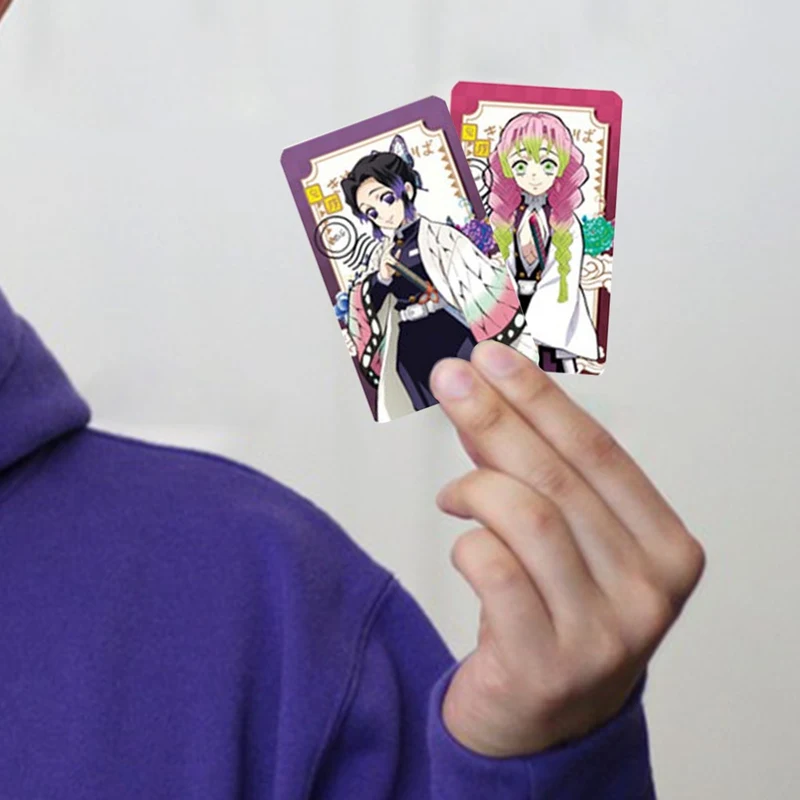 

10Pcs/Set Anime Demon Slayer: Kimetsu no Yaiba Kamado Tanjirou Nezuko LOMO Card Figures Card For Kids Cartoon Photocard Gift
