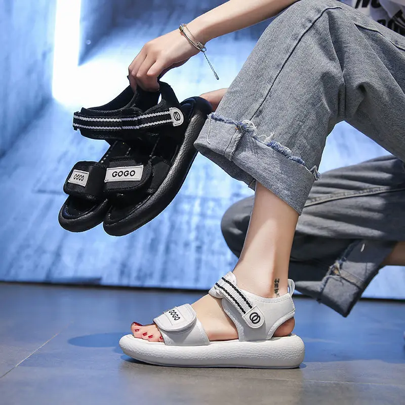 

Platform Sandals Women's Summer 2021 Sports Sandals Increase Velcro Trifle Beach Women's Shoes Comfortable Ladies Sandals Mujer