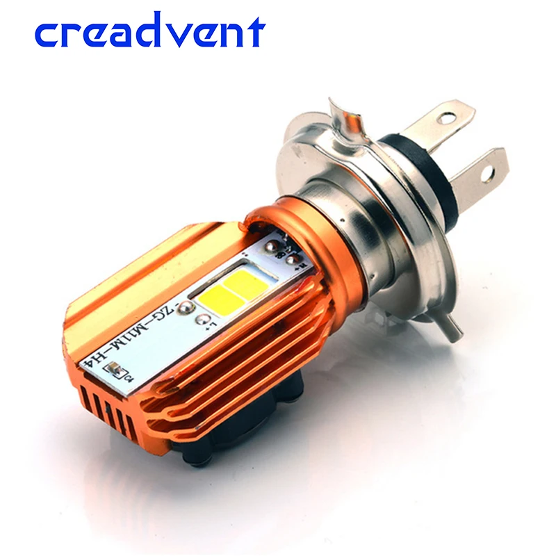 Creadvent 2018 новейшая фара для мотоцикла H4 Led 20 Вт 2000лм COB аксессуар скутера двигателя