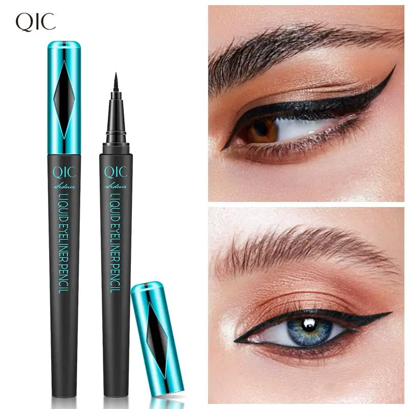 

Black Eyeliner Waterproof Fast Dry Eyeliner Makeup Fast Quick Long Lasting Easy To Wear Natural Cosmetics Eyeliner TSLM2