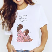summer women graphic watercolor printing cute mom mother mama 2021 cartoon lady clothes tops clothing tees print female t shirt