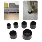 4x стулья из высококачественного полиэтилена высокой плотности обойма и устойчивая к царапинам мебельные ножки протектор для пола