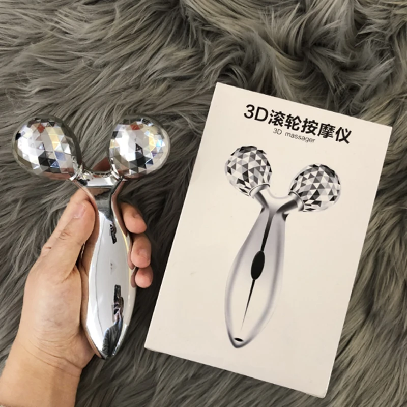 3D Roller Face Massager V-face Shaping Lift Rotating Tighten Skin Wrinkle Remove Care Lifting Beauty Tool XA77Z | Красота и здоровье