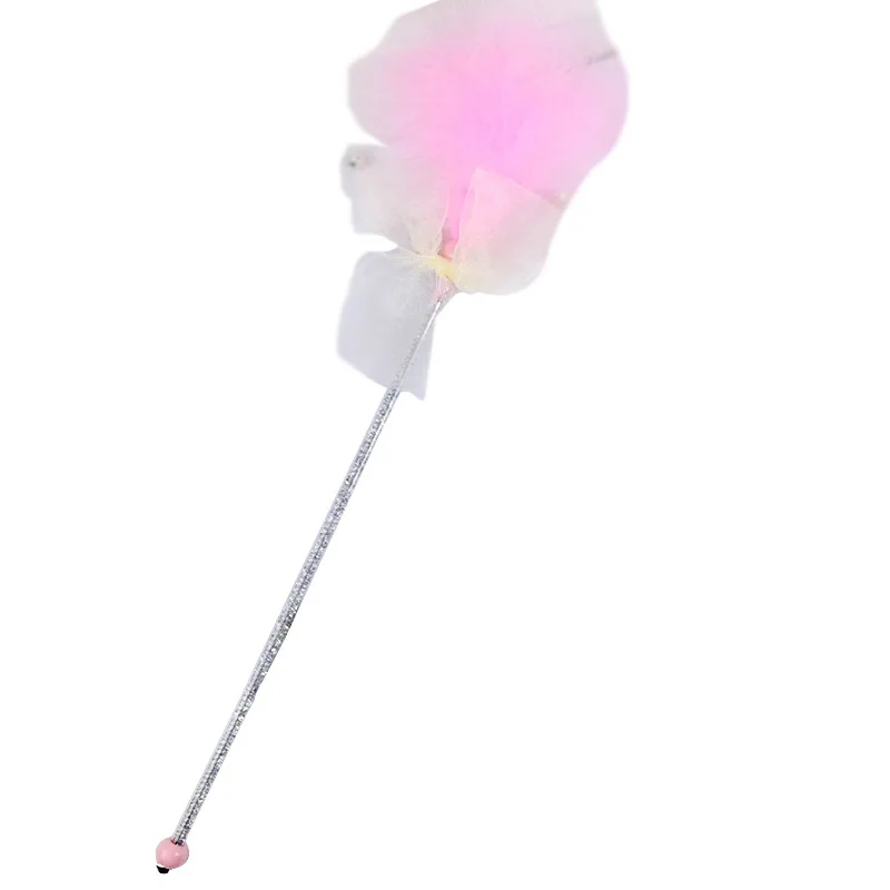 

Interactive Tools Pet Supplies Toy Cats Products For Pets Cute Funny Feather Stick Grinding Cat Toy