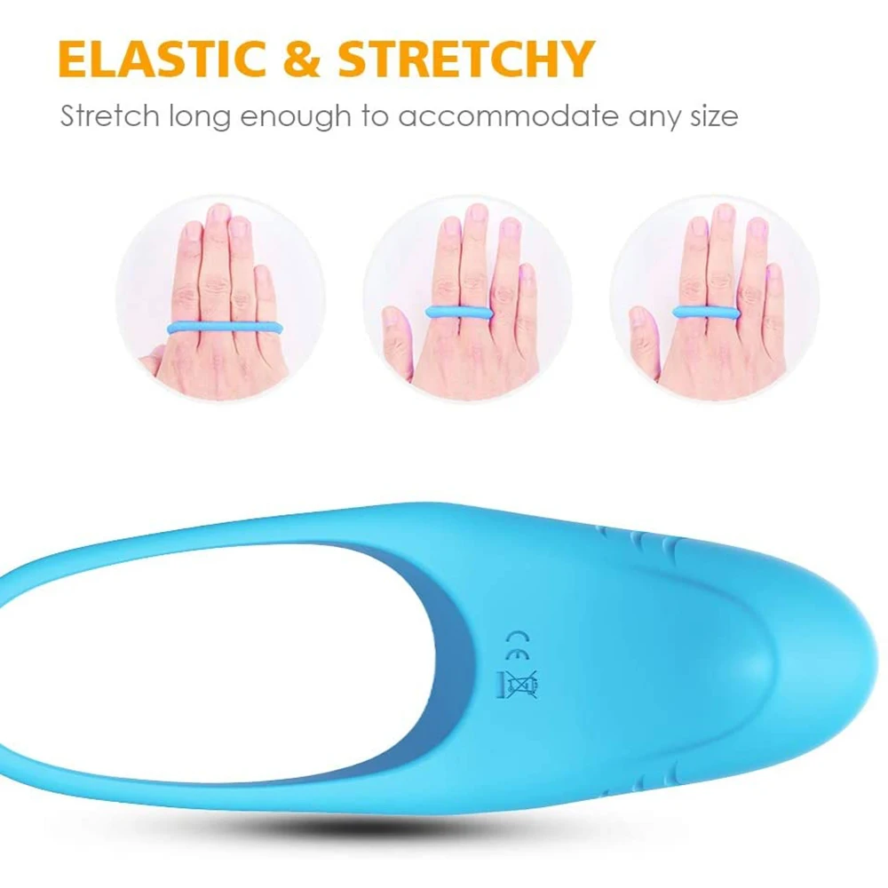 

High-end Clit Stimulation Massager Cock Vibrating Ring Double Pleasure for Couple Best Choice Experience Satisfied Sexual Life