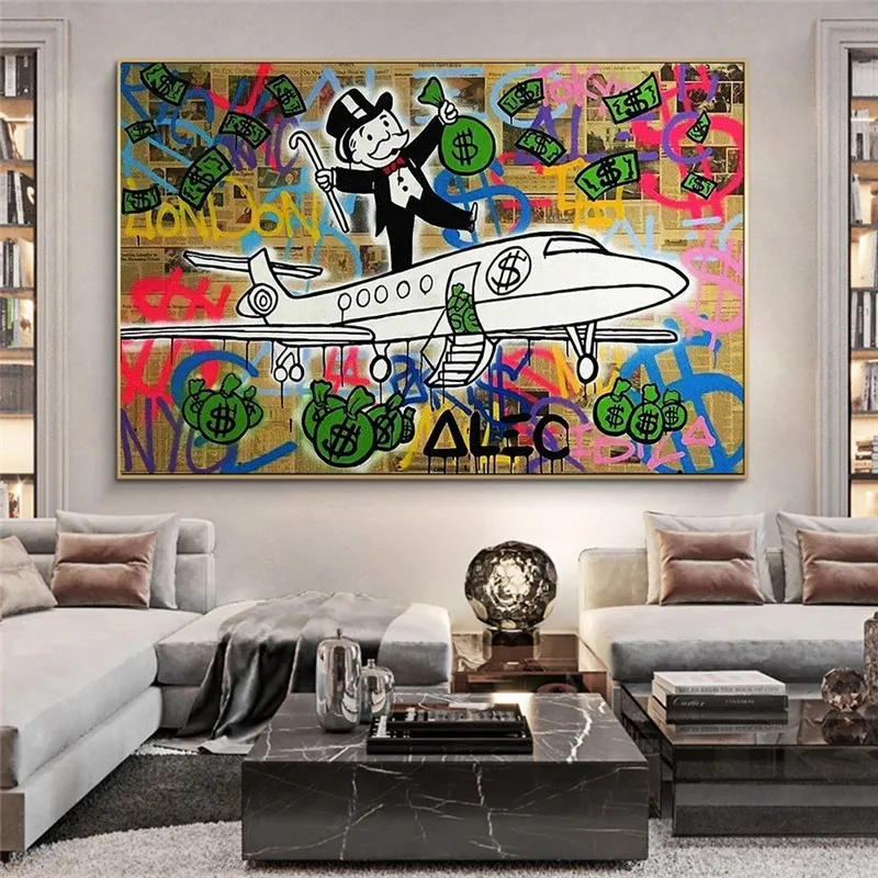 

Graffiti Art Paintings Street Art Canvas Painting Cuadros Posters Wall Art for Living Room Home Decor Home Decor