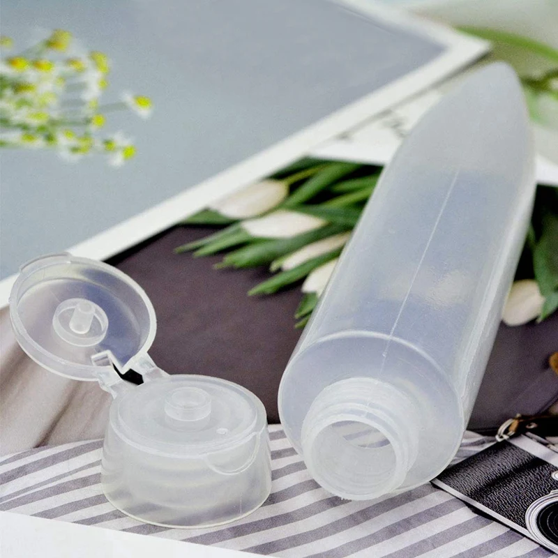 

18 Pack Size Plastic Distribution Bottles,50Ml/1.7 Oz Toiletry Containers Leak-Proof Travel Containers with Flip Caps