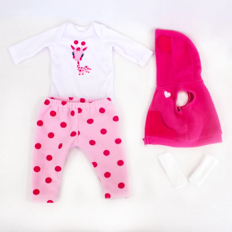 KAYDORA 16 18 дюймов милый Reborn Baby Doll принцесса одежда подходит для 40 47 см Bebe Малыш