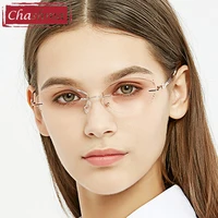 women prescription glasses frame dark gradient tint lenses for eye with diamonds myopia glasses spectacles