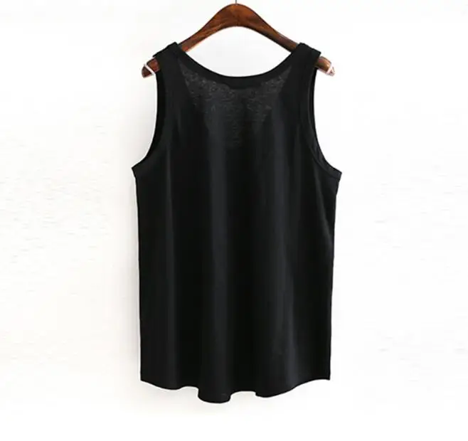 

2020 Women Summer New Solid Color Vest Tank Tops Female European U Style Casual Sleeveless T-Shirt Ladies Fashion Camis Tops