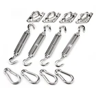 Комплект креплений для установки тента, сверхпрочный солнцезащитный козырек, комплект оборудования из нержавеющей стали для домашнего садовый навес, крепежные аксессуары