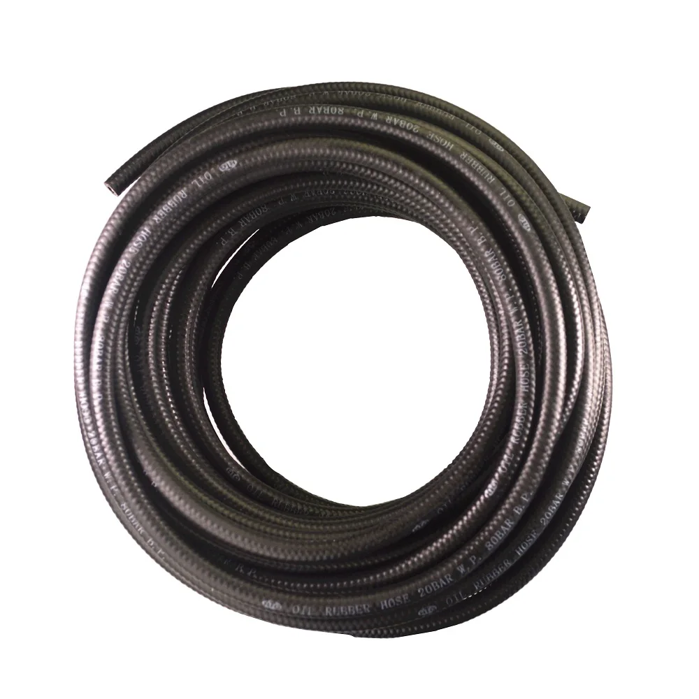 

Hot Sale Black 3/8" ID9.5 Auto Fuel Rubber Hose For Fuel Pipe