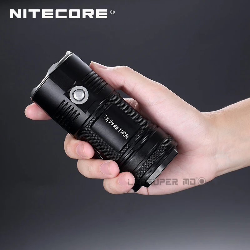 Pаспродажа Новый продукт 2015-2016 крошечный Монстр Nitecore TM06S 4000 люмен CREE XM-L2 U3 светодиодный фонарик для прожектора
