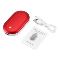 40008000mah cute usb rechargeable led electric hand warmer heater travel handy longlife mini pocket warmer home warming product