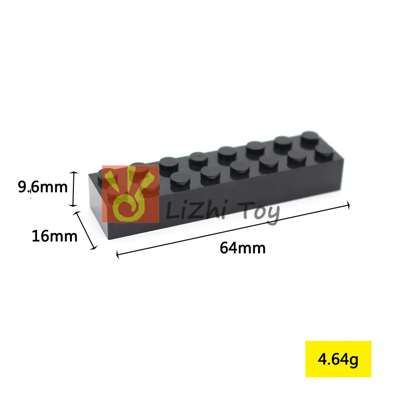 MOC * Кирпич 2*8 (3h) 3007 DIY Развивающие строительные блоки детские игрушки совместимые