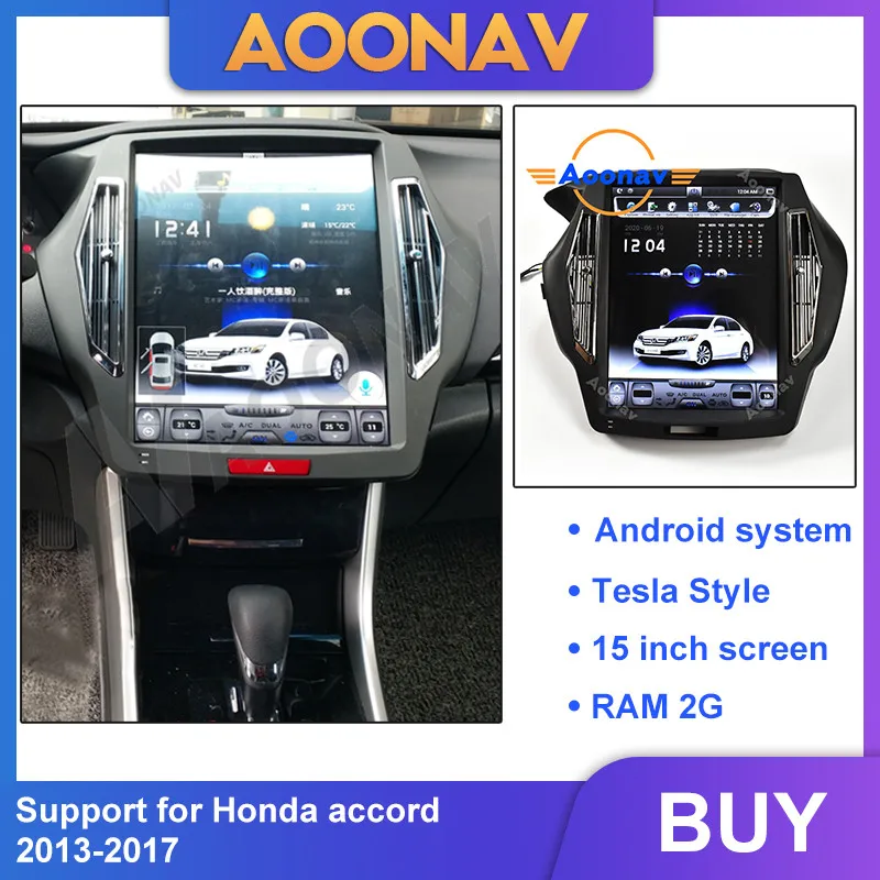 Автомагнитола 2DIN на android мультимедийный проигрыватель для Honda accord 2013-2017 2.0L 2.4L