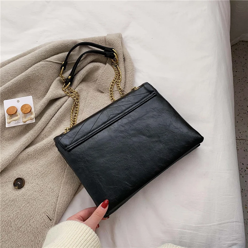 Известный бренд женская сумка Роскошная сумочка дизайнерская прошитая черная