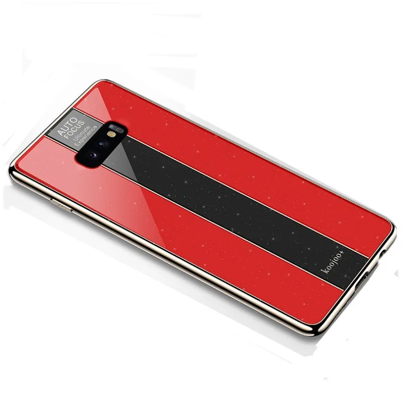 Оргстекло мягкий чехол для телефона из ТПУ по samsung s8 s9 s10 lite pro note 8, 9, 10, телефон защитный чехол Крышка - Цвет: Красный