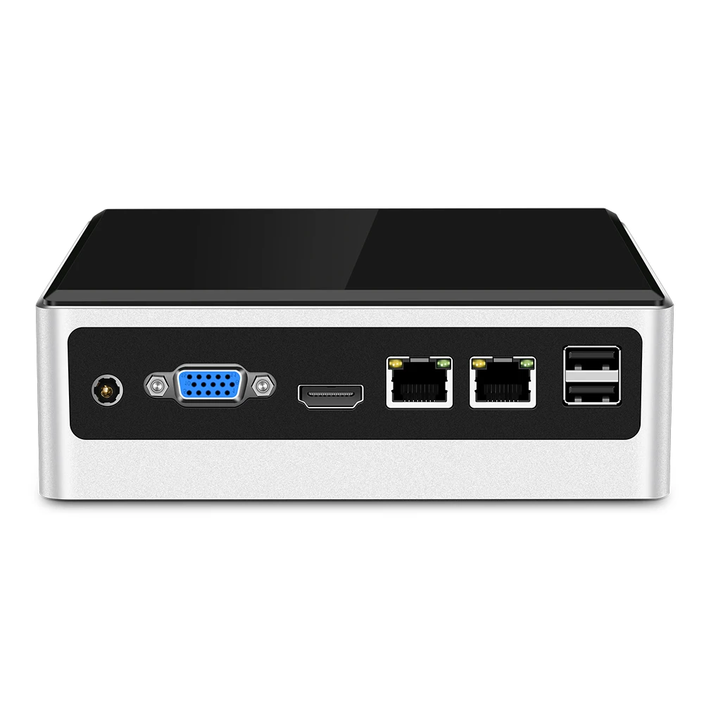 Мини пк Intel Core i5 4200U с двумя LAN Windows 10 встроенный wi fi HDMI 2 * COM HTPC неттоп мини компьютер