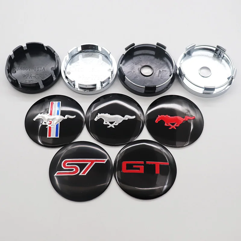Эмблема автомобиля ST GT Mustang 4 шт. 56 мм 60 мм|Наклейки на автомобиль| |