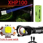600000LM Новый Xhp100 мощный светодиодный светильник фонарь Xhp90 тактический флэш-светильник Usb Перезаряжаемый флэш-светильник 18650 Xhp70 охотничий светодиодный фонарь