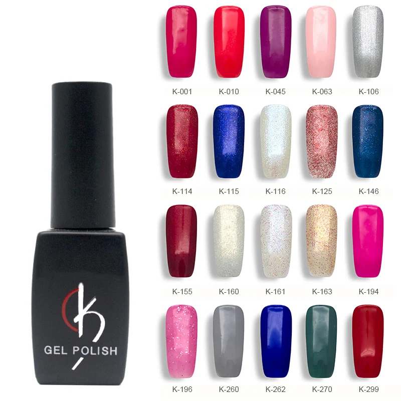 

Hot Sale 8ml Gel Nail Polish UV Semi permanent Varnish For Nails Thick Base Top Coat Nail Art Desgin Glitter Lacquer New Arrived