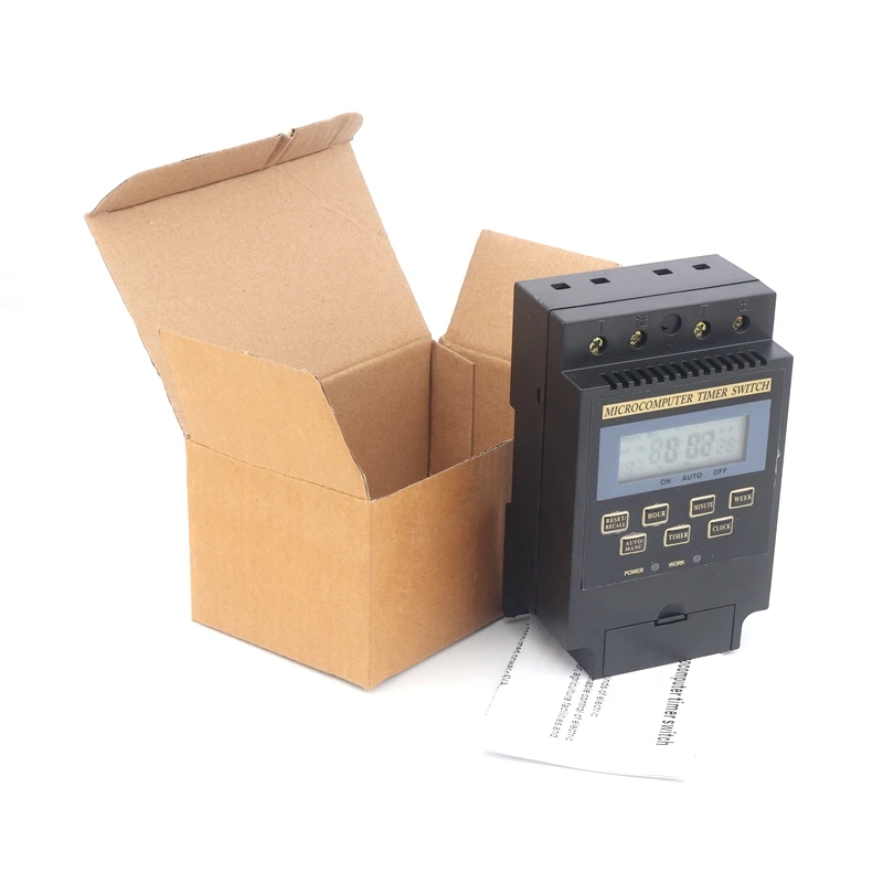 

12V 110V 220V Microcomputer Control Timer Switch LCD Display Electronic Programmable Greenhouse Irrigation Pump Time Controller