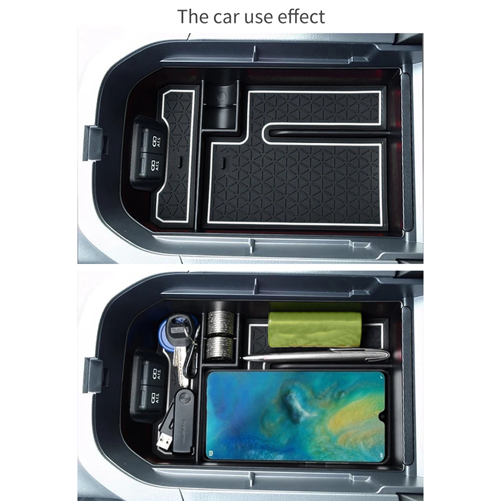 

Glove Car Storage Box Central Console Tray Organizer Plastic Accessories