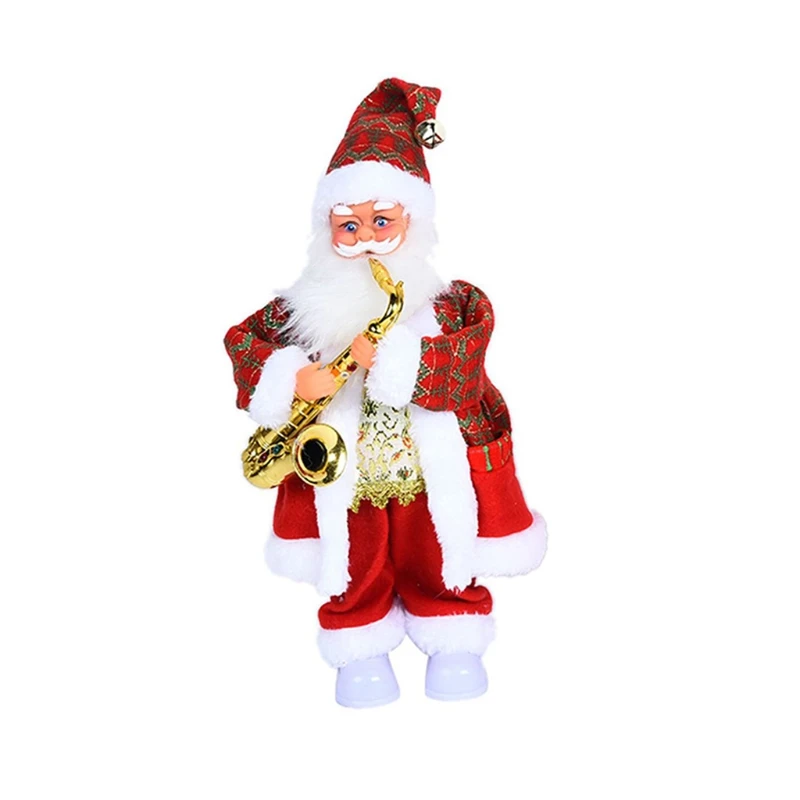 

2021 New Plastic Electric Santa Claus Toy for Kids Dancing Relieve Stress Supplies Realistic Funny Toy with Funny Action