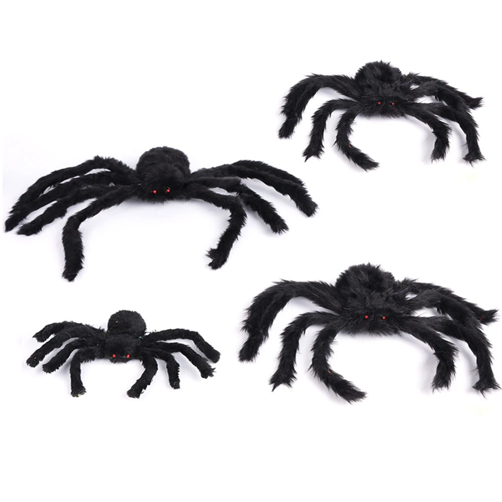 Супер страшный плюшевый паук Хэллоуин вечерние бар украшение дома с