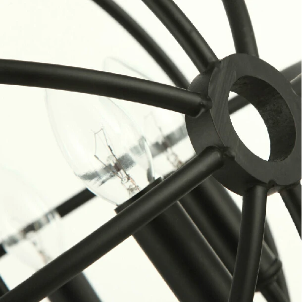 Американский ретро скандинавский винтажный Железный промышленный светодиодный