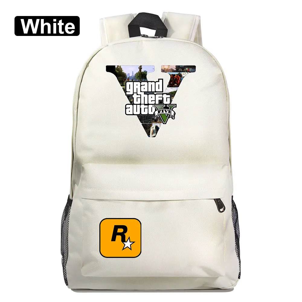 Подарочные игры с героями мультфильмов, GTA5, клетчатая школьная сумка ярких цветов для мальчиков и девочек, женский рюкзак, школьные сумки для подростков, холщовые мужские школьные рюкзаки