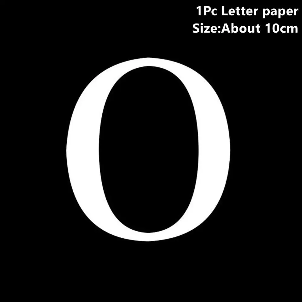 Paper Letter O Taoup детская прозрачная коробка для хранения воздушных шаров с днем рождения принадлежности для детского душа сувениры бумажная картонная коробка подарочная упаковка - Цвет: Paper Letter O