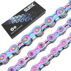 Велосипедные аксессуары SUMC Rainbow 1211109, Легкие Полые, для горных велосипедов, 116 звеньев, 11 в