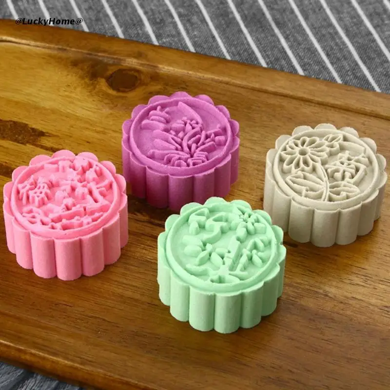 

Пластиковые формы для торта Mooncake 50 г, формочки из бамбука и искусственной сливы