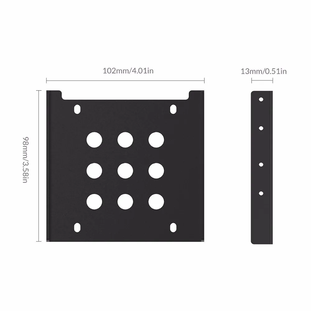 Жесткий диск ORICO HDD/SSD монтажный кронштейн 2 5 дюйма вращающийся 3 полка для