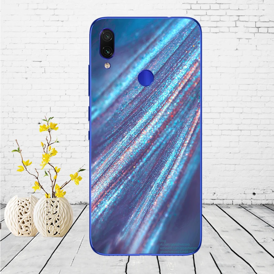 C18 Чехол для Xiaomi Redmi Note 7, силиконовый чехол для Xiaomi Redmi Note 7, задняя крышка, чехол для Redmi Note 7, чехол для телефона - Цвет: C18