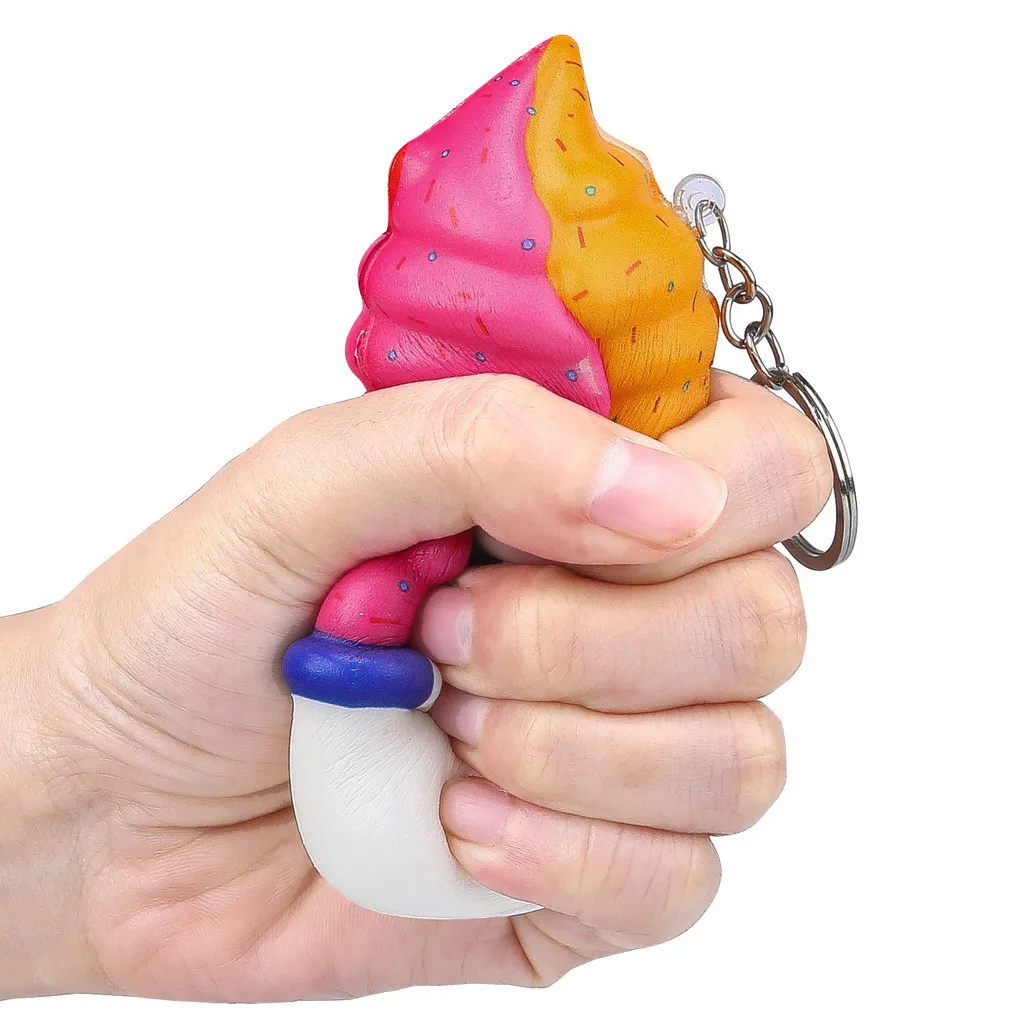 Kawaii зеленый мультфильм Динозавр мягкий медленно поднимающийся сжимает игрушки