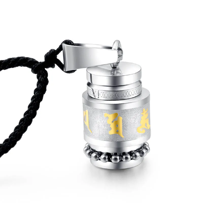 Мужское Ожерелье Амулет открытые Подвески мантра шурангама буддизм боди гвардия