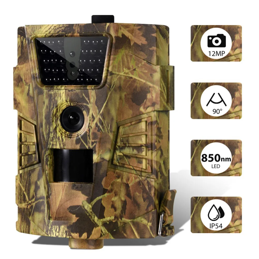 

12MP Digital Wildlife Trail Camera Outdoor Waterproof Night View Hunting Camera with IR LEDs