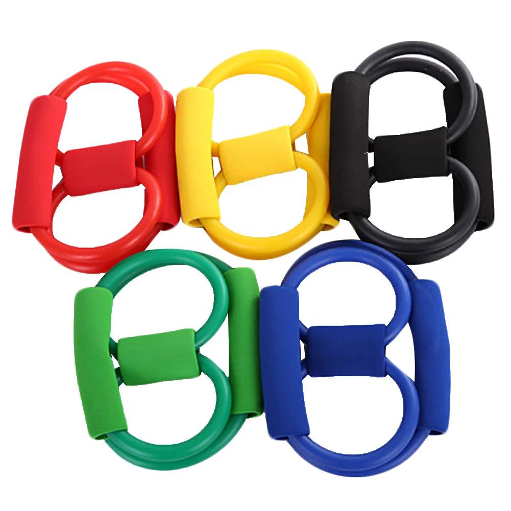 8 Форма эластичных лент на тренажерного зала для тренировок йоги с эластичным