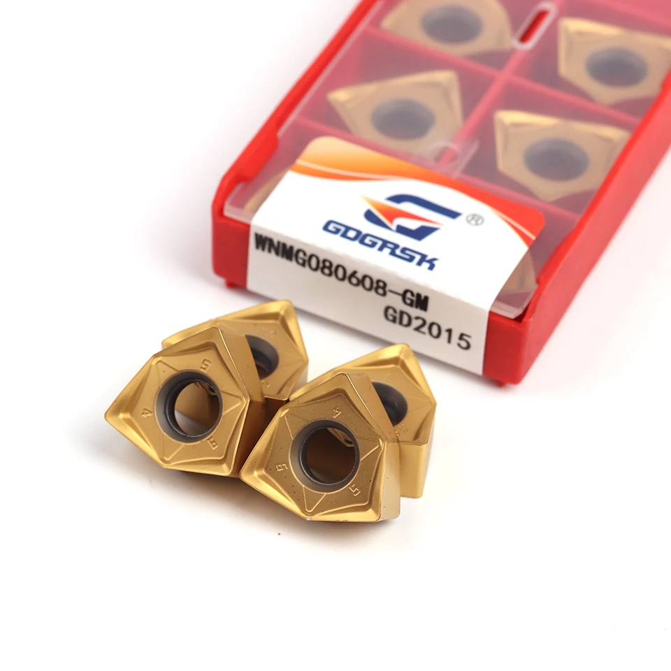 

WNMU080608 Full range of high-quality series of cemented carbide inserts 90 degree 6-angle double-sided milling cutter cast iron