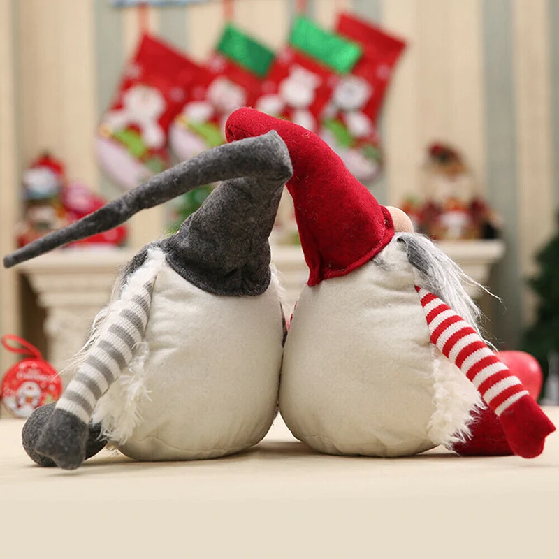 

2020 New Adorable Santa Claus Plush Doll Christmas Ornament Xmas Tree Pendant Party Decoration