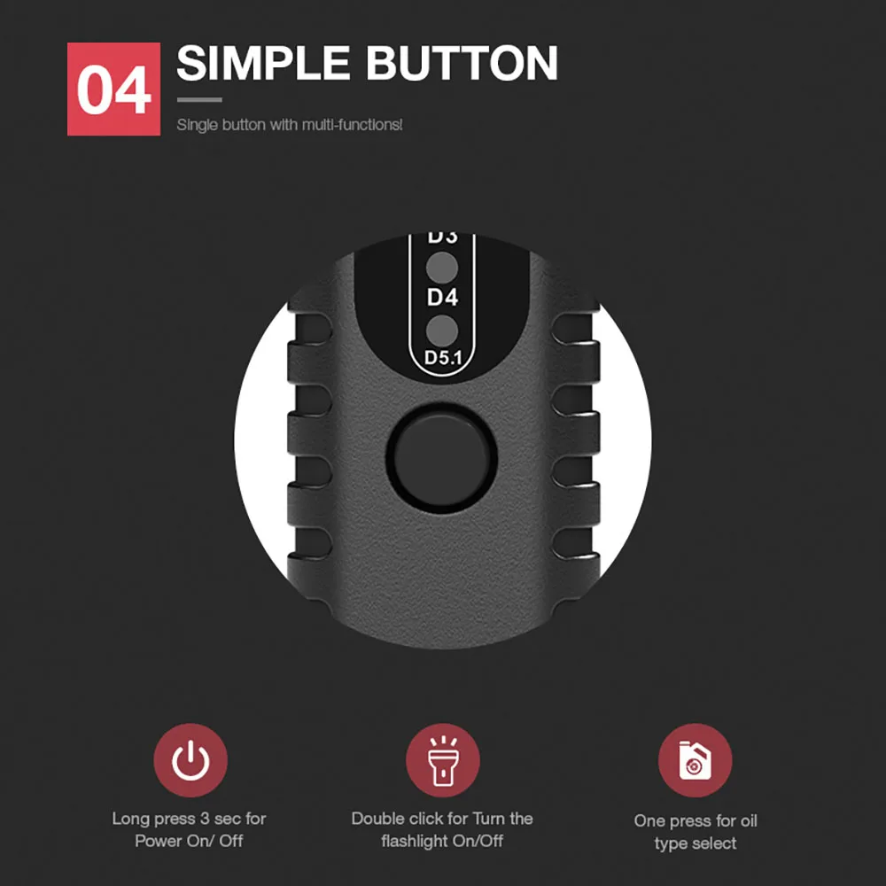 Автомобильный тормозной жидкий тестер жидкости ручка тормозного масла