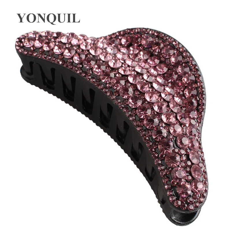 

Новое поступление, разноцветное женское платье для волос с кристаллами, большие заколки для волос, резной Краб для волос, зажимы для волос б...