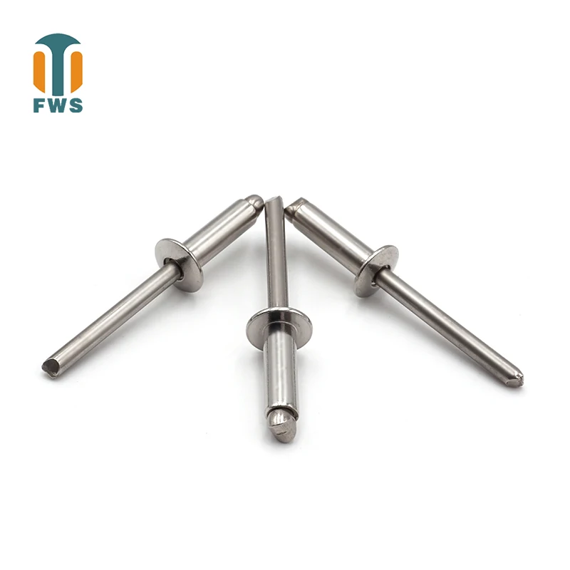 

20 шт M4.8 M5 14-35 мм Мульти Размеры GB12618.4DIN RU ISO15983 Нержавеющая сталь круглые головкые заклепок для мебели автомобиля летательный аппарат