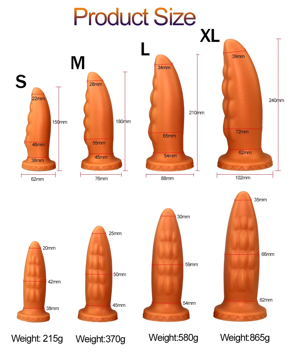 Анальная пробка стимулятор расширения ануса супер-огромная с большими бусинами