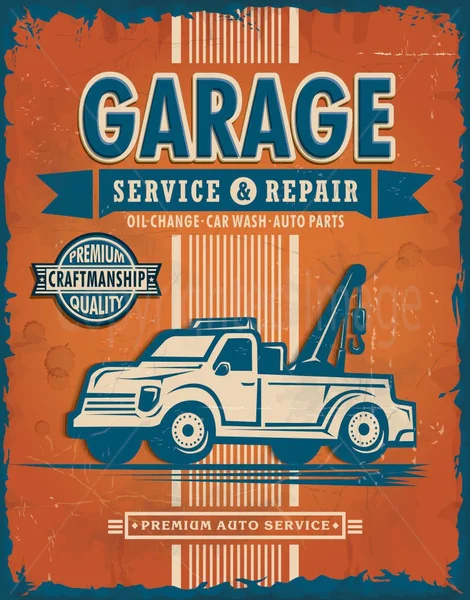 

Garage Premium Auto Service Metal Tin Sign Poster Wall Plaque