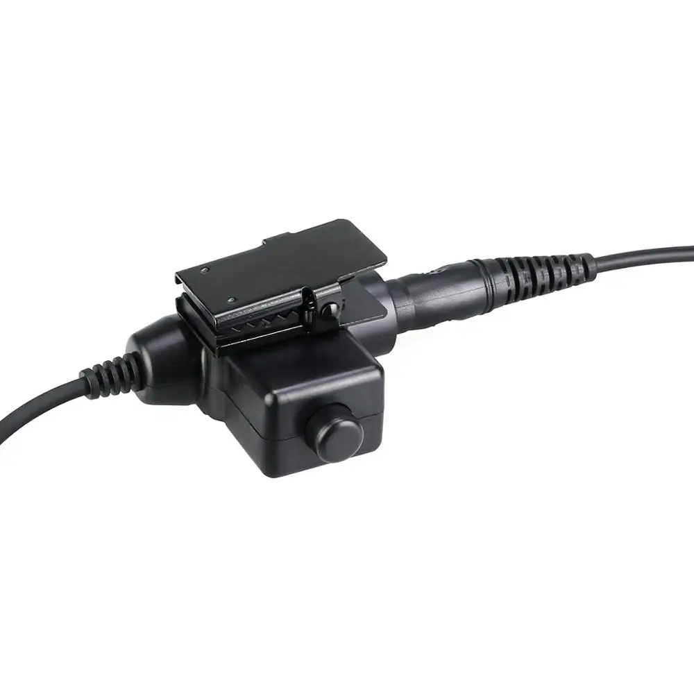 2-RETEVIS ETK005 Регулируемый тактический горловой микрофон с PTT Walkie Talkie гарнитура для